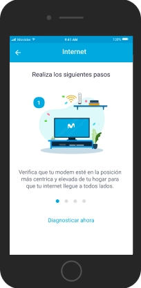 mi app movistar diagnosticar servicio