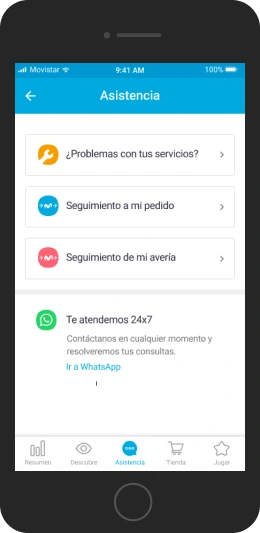 mi app movistar asistencia