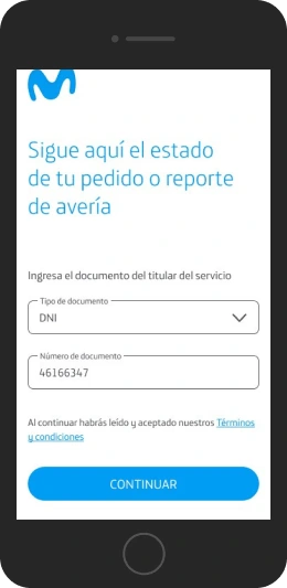 mi app movistar problemas servicio