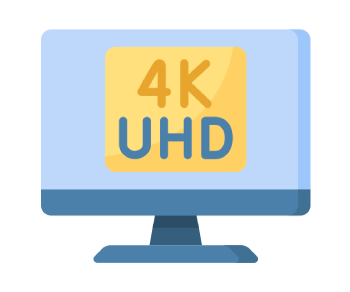 ícono monitor 4k