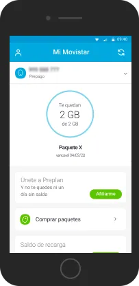 En tu app Mi Movistar, ingresa a la opción “Asistencia” en la barra de menú